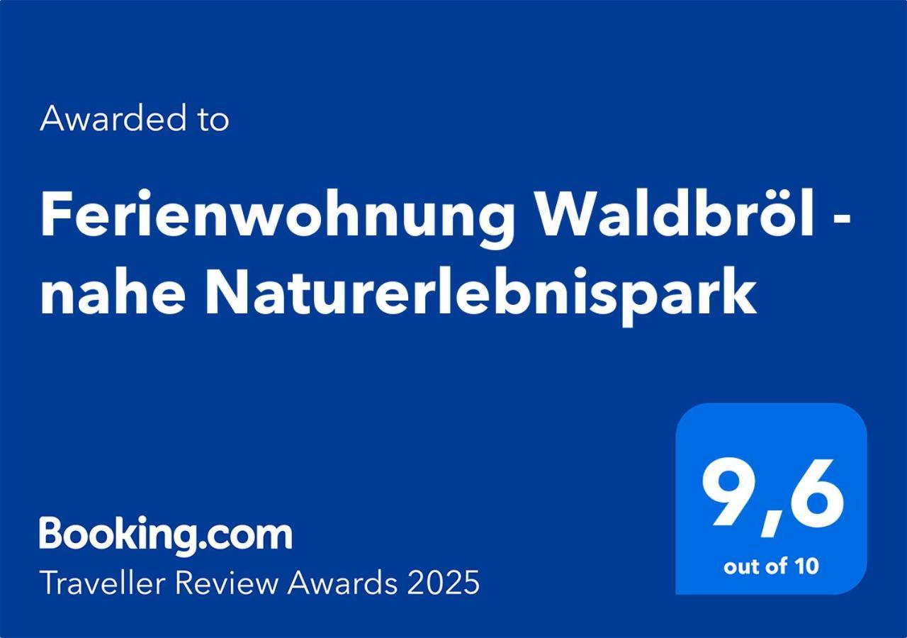 Ferienwohnung Waldbroel - Nahe Naturerlebnispark Waldbrol Bagian luar foto